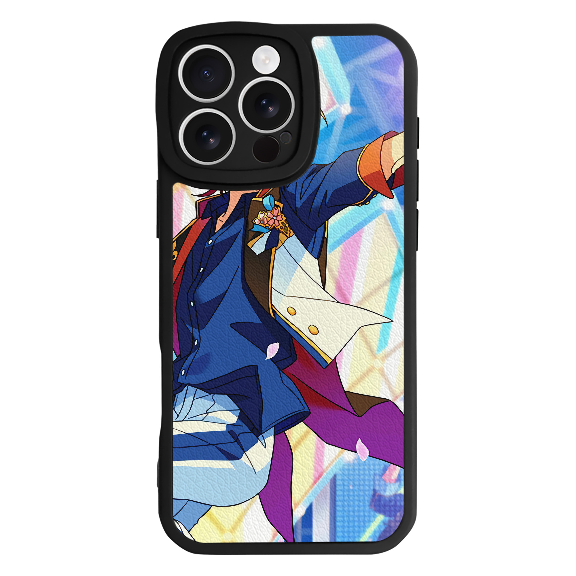 （画像用） あんさんぶるスターズ! Ensemble Stars 【iPhone 16シリーズ対応】シリコンスマホケース（レザー調） 材質：シリコン